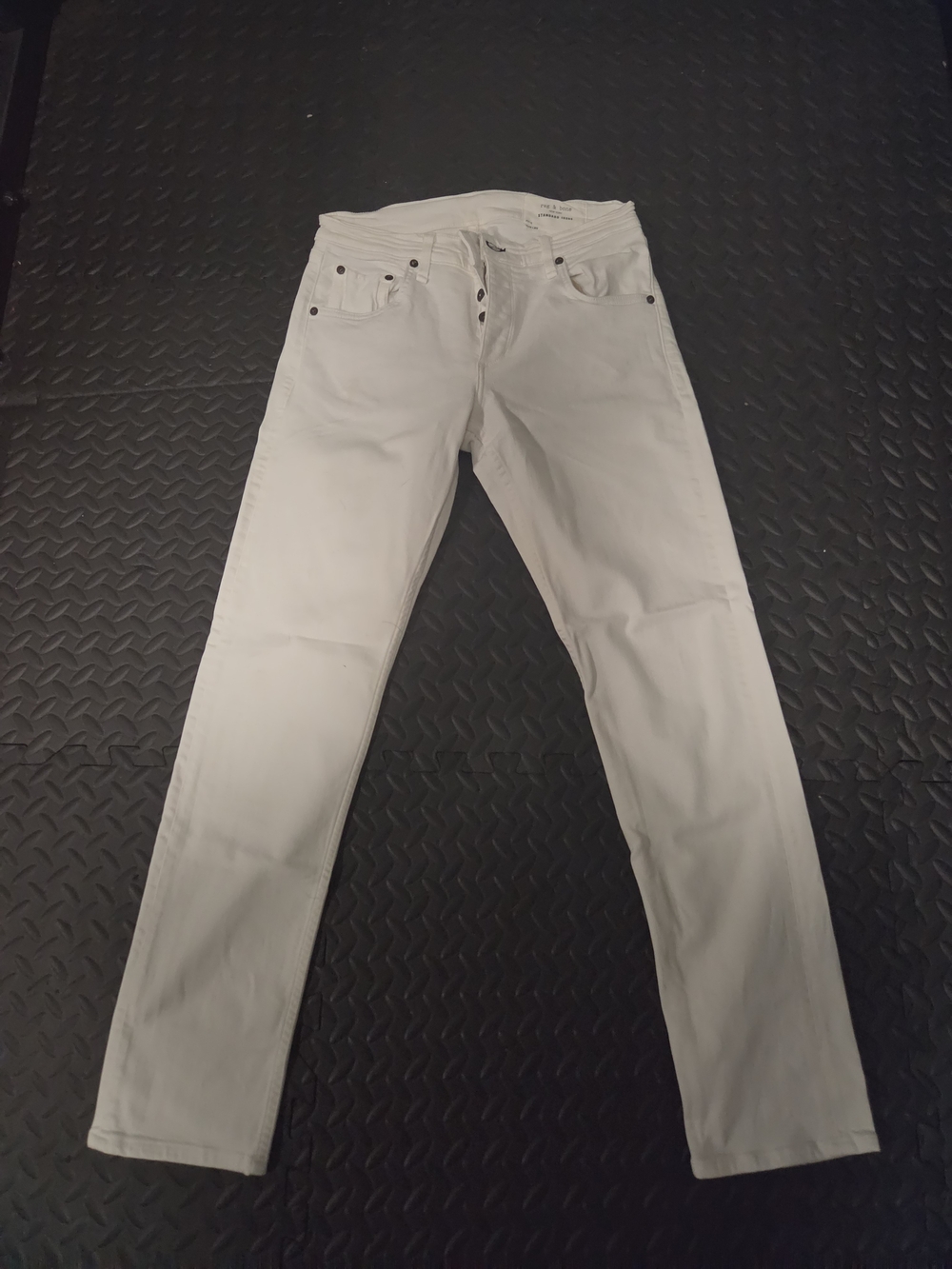 rag & bone Slim Straight White Men’s Jeans